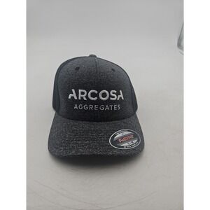 Arcosa Flexfit Hat Small/medium Black And Grey Great
